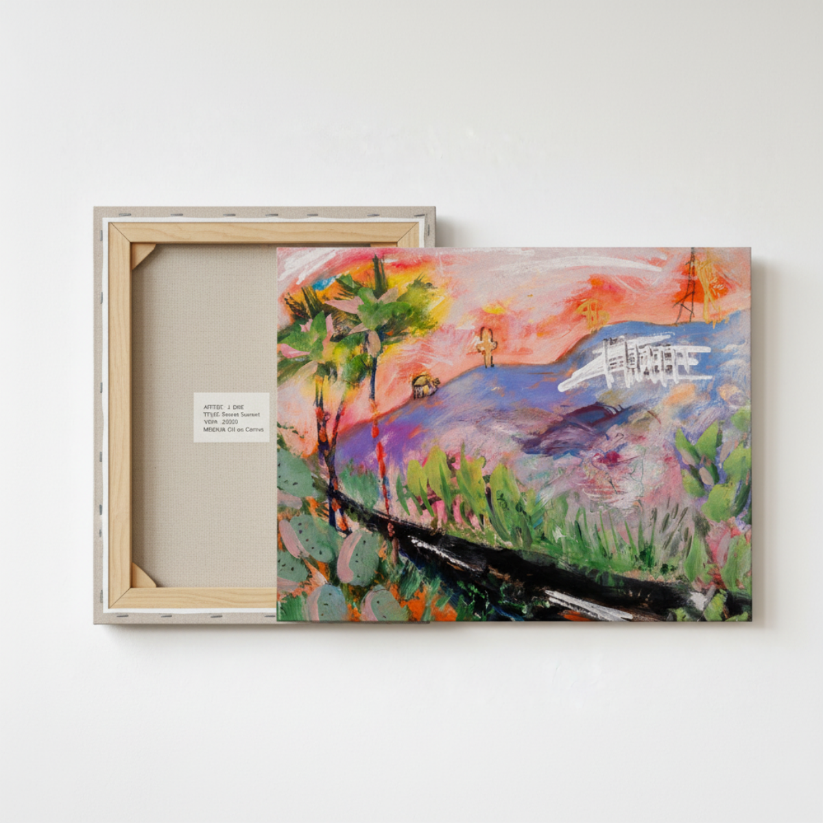 Nature Landscape Canvas Painting Print Colorful Abstract Modern Wall Art Home Décor Fine Gift Idea for Art Lovers Custom Redecorate Move
