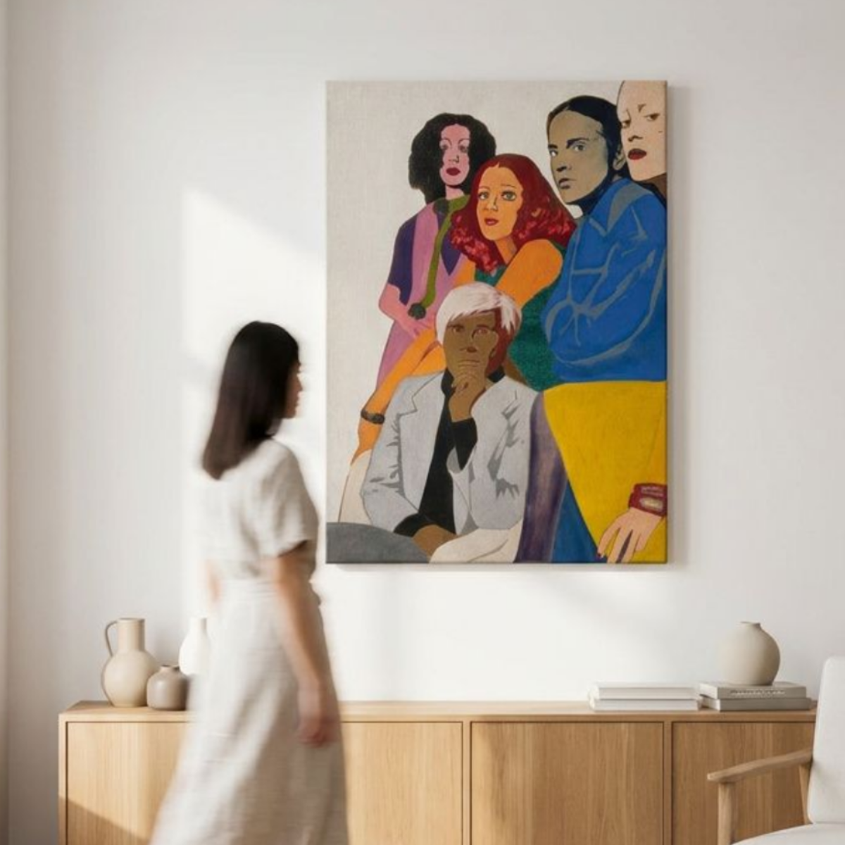 Andy Warhol Canvas Factory Pop Art Painting Print Colorful Modern Wall Art Home Décor Fine Art Abstract Gift Idea for Art Lover Redecorate