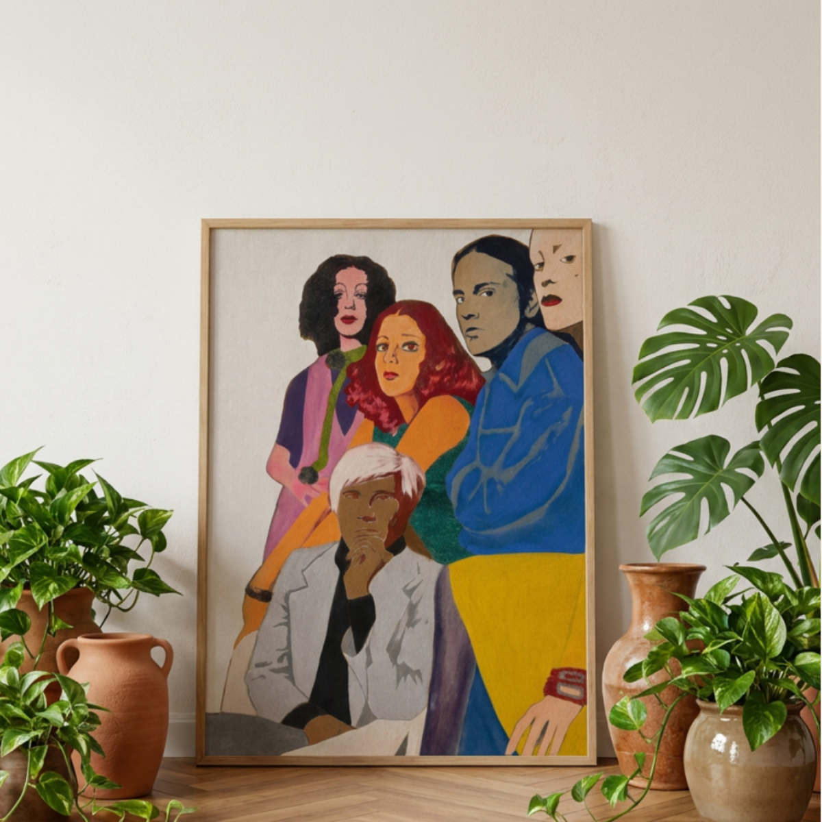 Andy Warhol Canvas Factory Pop Art Painting Print Colorful Modern Wall Art Home Décor Fine Art Abstract Gift Idea for Art Lover Redecorate