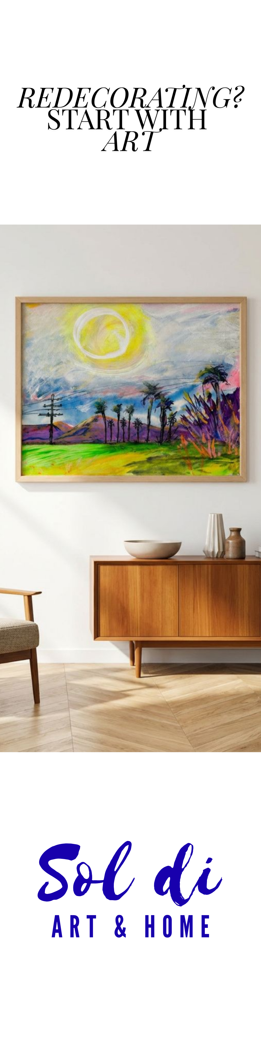 Colorful Landscape Canvas Painting Print Modern Wall Art Home Décor Fine Art Abstract Gift Idea for Art Lover Nature Custom Redecorate Move