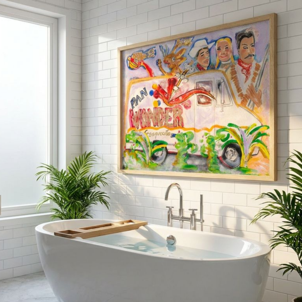 Food Truck Canvas Painting Print Colorful Modern Wall Art Home Décor Fine Art Gift Idea for Art Lover Nature Custom Hispanic Large Abstract
