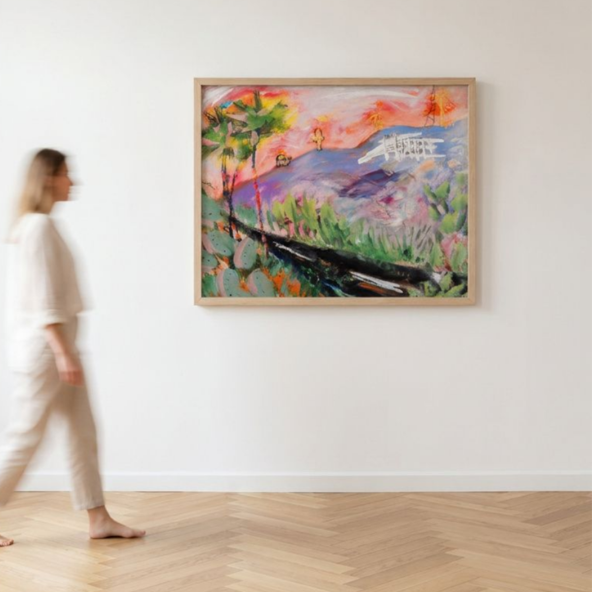 Nature Landscape Canvas Painting Print Colorful Abstract Modern Wall Art Home Décor Fine Gift Idea for Art Lovers Custom Redecorate Move