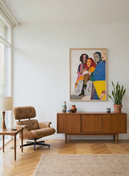 Andy Canvas Factory Pop Art Painting Print Colorful Modern Wall Art Home Décor Fine Art Abstract Gift Idea for Art Lovers Redecorate Vintage